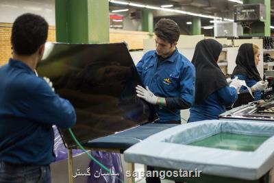 افتتاح خط مونتاژ پنل های تلویزیون با حضور معاون وزیر صمت